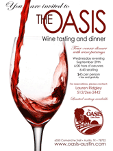 restaurant wine dinner ad
